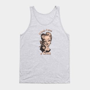 Pro-Choice Sarcastic Pinup Tank Top